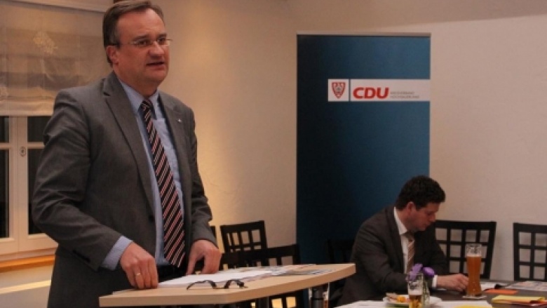 Gastredner Dr. Guido Hitze, Abteilungsleiter Politik der CDU-NRW