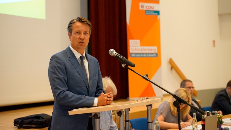 Matthias Kerkhoff bei seinem Grußwort